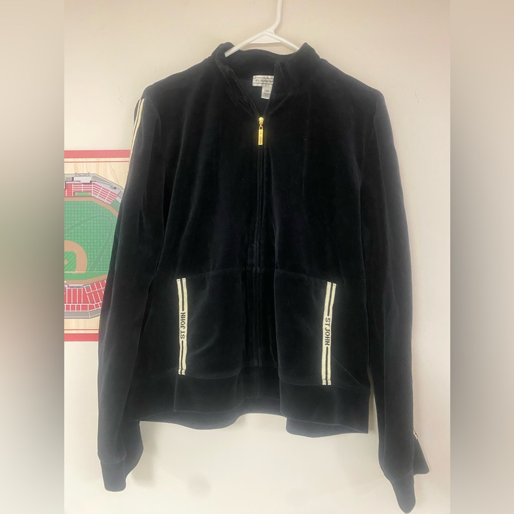 St. John’s Sport Velour track jacket